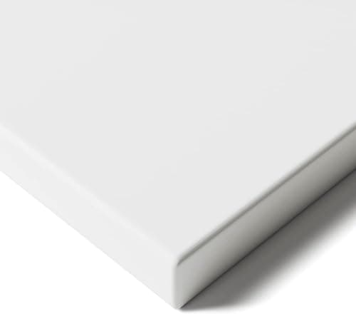 Image of Desktronic Table Top 160 x 80 cm Desk Top - Perfect for Height-Adjustable Desks, Dining Tables and More - Made in Europe - 25 mm Sturdy Table Top Durable (White)