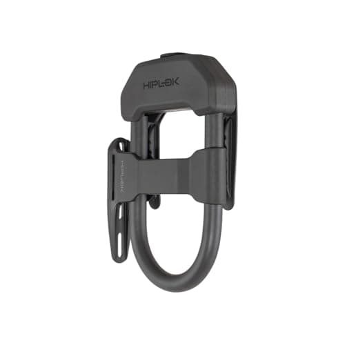Image of Hiplok DXF Bike D Lock (22 x 15 x 3.5 cm) with Hiplok Frame Bracket & 3 Keys- Black. Sold Secure Powered Gold & Pedal Diamond Bike/Bicycle D Lock
