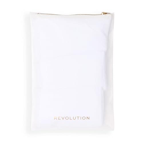 Image of Revolution Pro Miracle Reusable Microfibre Cleansing Cloths, Face Cloth Pack of 3, Removes Makeup & Impurities