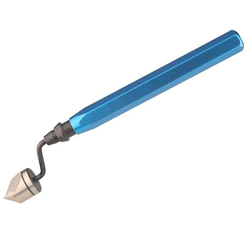 Image of Deburring Countersink Tool Set, Countersink Hand Reamer, Revolving, Chamfering, Deburring Tool for Metal, Wood, Plastic for Holes Suitable for Less Than 16.51 MM Diameter - 90° Blade, Tapered Tip