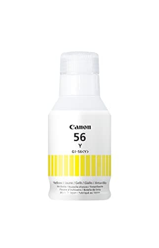 Image of Canon GI-56Y Yellow Ink Bottle - Genuine Ink - Compatible with MAXIFY GX6050/GX6150/GX7050/GX7150/GX5050/GX3050/GX4050/GX6550/GX5550