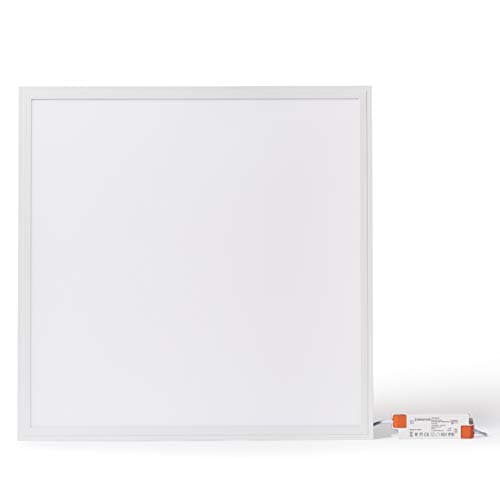 Image of Brightex,48W 4320 Lumen Super Quality Suspended recessed Square Bright LED Office Ceiling Panel Down Light Flat Tile 600 x 600 mm,Cool White Company lamp Shop, Offices