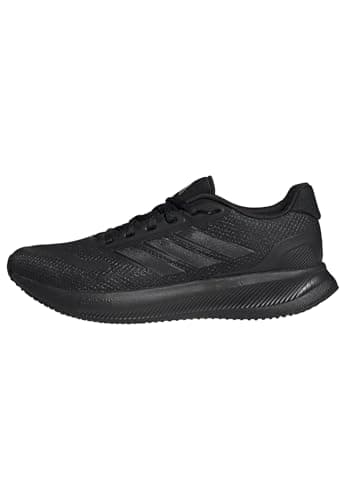 Image of adidas Men's Runfalcon 5 Running Shoes, Core Black/Core Black/Core Black, 6 UK