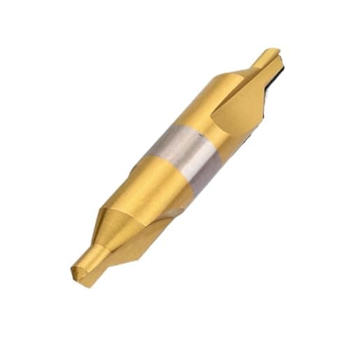 Image of HSS Center Drill Bits, HSS Center Drill Bit 60 Degree Ti Coated for Metalworking 1-6mm 6 pcs Or 7(6.0mm)