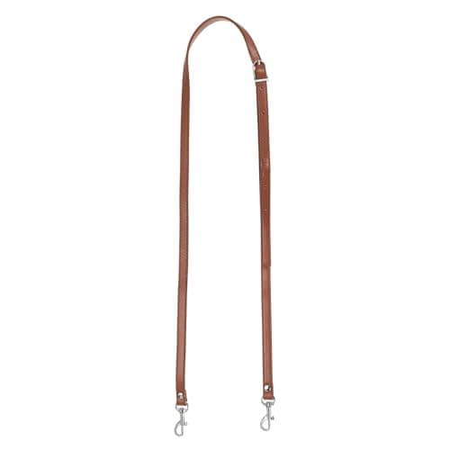 Image of YELARXI Purse Strap Replacement PU Crossbody Adjustable Long Strap with Silver Swivel Clasps, 43-47 Inch Fit for Handbag Shoulder Shoulder Bag (Brown)
