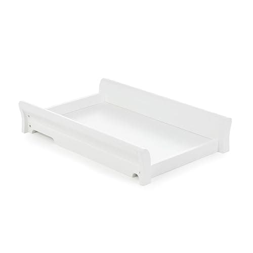Image of Stamford Cot Top Changer – White – Removable Baby Changing Station for Standard Cot Beds
