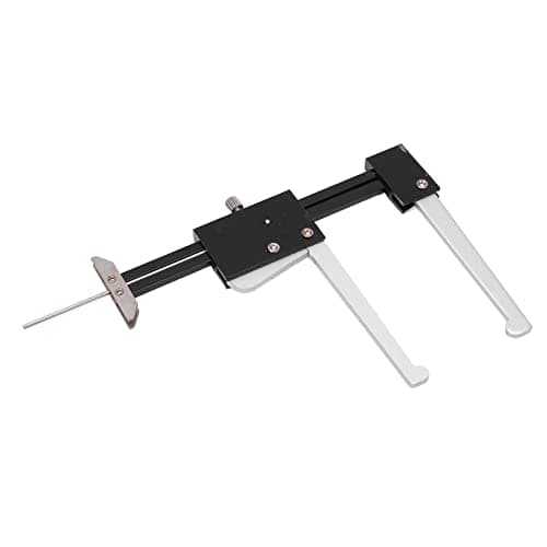 Image of TYTOGE Brake Disc Depth Caliper, Metric Tire Tread Depth Gauge 0-60mm Measuring Tool with Lever Action Floating Jaw, for Car Brake Disc Thickness Measurement