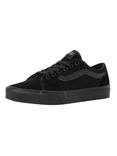 Image of Vans Men's Mn Filmore Decon Sneaker, Suede Canvas Blk Blk, 9 UK