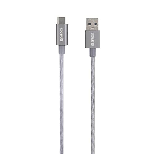 Image of SKROSS USB Cable USB-C Cable 3.0, Braiding, 1.20 m, Space Grey