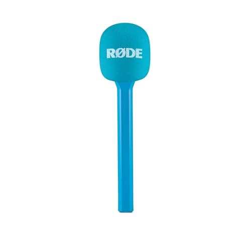 Image of RØDE Interview GO Handheld Adaptor Wireless Microphones (Blue)