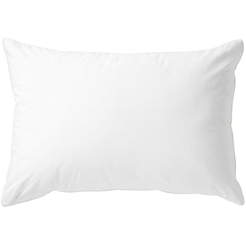 Image of COMFORTNIGHTS Supersoft Waterproof Pillow – Wipe-Clean PU Cover, MRSA-Resistant, Flame-Retardant to BS 7175, Hollowfibre Filled – Comfortable Bed Pillow for Home & Care Use.