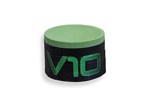 Image of Ultimate Pool TAOM V10 round pool/snooker cue chalk light green. TAOM V10 light green round Pool/Snooker/Billiard cue chalk. Individual Piece
