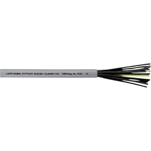 Image of LappKabel Lapp OeLFLEX Classic 110 Control Cable 7 x 0.75 mm² Grey 1119807-50 50 m