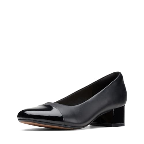 Image of Clarks Women's Marilyn Sara Pump, Black Combi, 6.5 UK