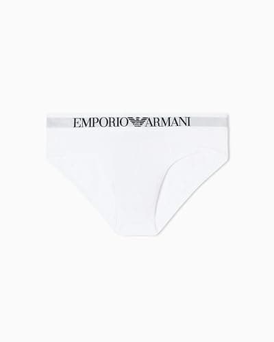 Image of EMPORIO ARMANI Man's Essential Cotton Brief, White, L