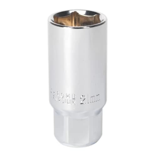 Image of Sealey Ak6541 Spark Plug Socket 21Mm 3/8Sq Drive Magnetic