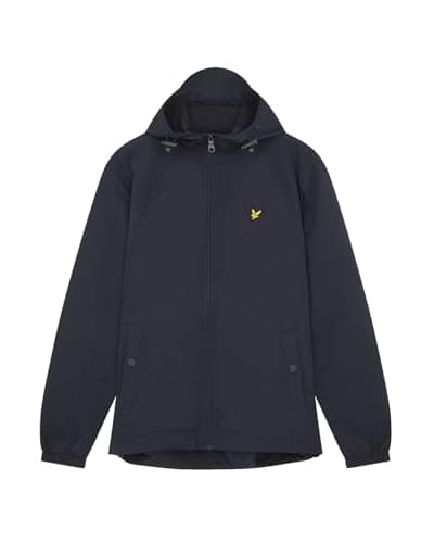 Image of Lyle & Scott Mid Jackets Zip Through Hooded Jacket Z271 Dark Navy, 3XL