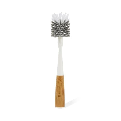 Image of Full Circle Clean Reach Bottle Brush White FC16118W, Bamboo, 5.5 x 5.5 x 29.4 cm