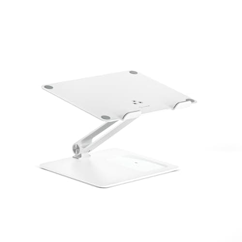 Image of Alogic Elite Power Laptop Stand with Wireless Charger White