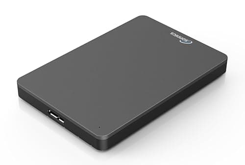 Image of Sonnics 500GB Dark Grey External Portable Hard drive USB 3.0 super fast transfer speed for use with Windows PC, Apple Mac, Smart tv, XBOX ONE & PS4