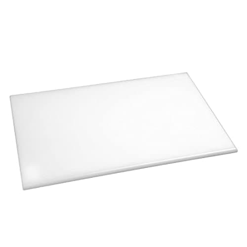 Image of Hygiplas Standard High Density White Chopping Board for Bakery - 45x30cm