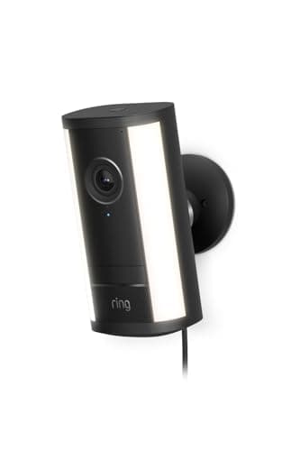 Image of Ring Spotlight Cam Pro (newest gen) Plug-In | Outdoor Security Camera | Retinal 4K, 10x Enhanced Zoom, 600 Lumen Spotlights | 30-day free trial of Ring Subscription Plan