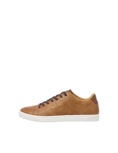 Image of JACK & JONES Mens Bosley Sneaker Trainers Cognac 10 UK