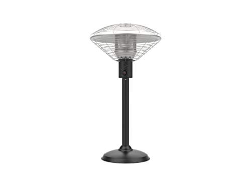 Image of Sahara 4kw Gas Table Top patio heater. 52 x 52 x 96 cm Stainless Steel and Black