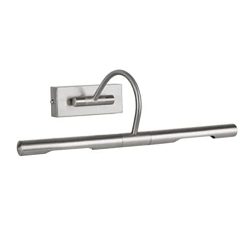 Image of MiniSun | Capri Adjustable Satin Nickel Mains Powered Display Wall Light | Hardwired Picture & Display Lights, Home Décor & Improvement Essential | Mains Wired