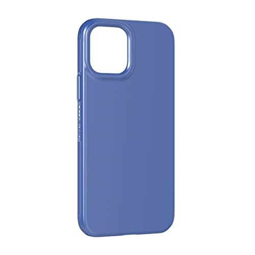 Image of tech21 Evo Slim for Apple iPhone 12 and 12 Pro 5G - Germ Fighting Antimicrobial Phone Case with 2.6 Meter Drop Protection Classic Blue