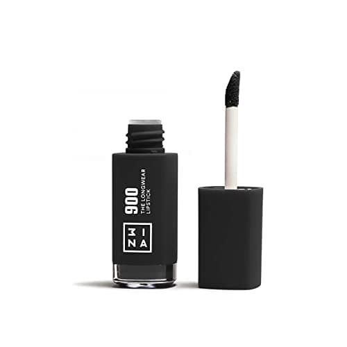 Image of 3INA MAKEUP - The Longwear Lipstick 900 - Black Long Lasting Lipstick - Matte Liquid Lipstick with Hyaluronic Acid