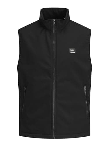 Image of JACK & JONES Male Vest Vest, black, S