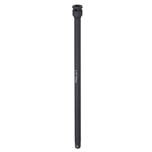 Image of sourcing map Impact Socket Extension Bar 1/2" Square Drive 15" Long CR-V Steel Extension Rod Ratchet Wrench Driver Adapter for Axle Nut Sockets, Black