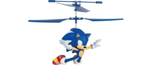 Image of Carrera RC I 2.4GHz Sonic the Hedgehog, Flying Sonic With Coaxial Rotor Control I Original License I Gyro System I Ergonomic 2-Channel Controller
