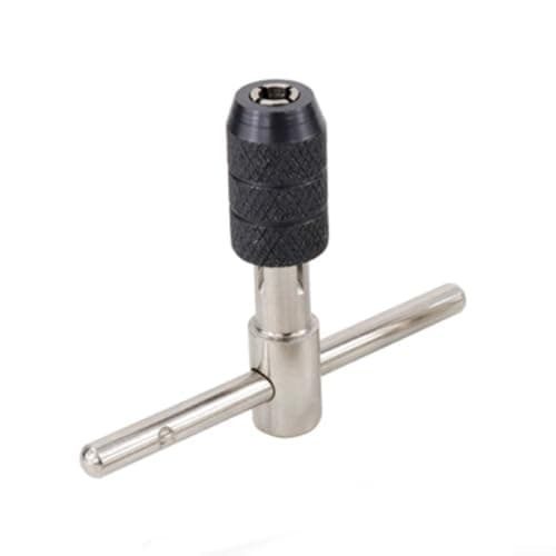Image of Professional Adjustable T-Handle Ratchet Tap Holder Wrench with Metric Thread Sizes to M6 for Precision Tapping in Confined Spaces
