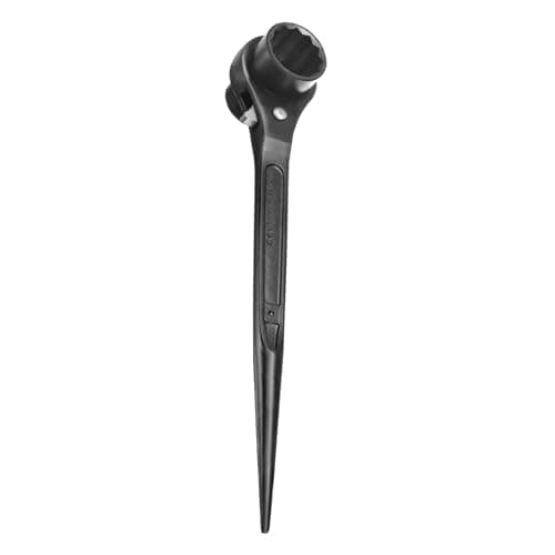 Image of sourcing map Scaffolding Podger Ratchet Wrench 41mm x 46mm CR-V 12 Point Double Ended Socket Ratcheting Podger Scaffold Spud Spanner Tool for Auto Repair Mechanical Maintenance, Black