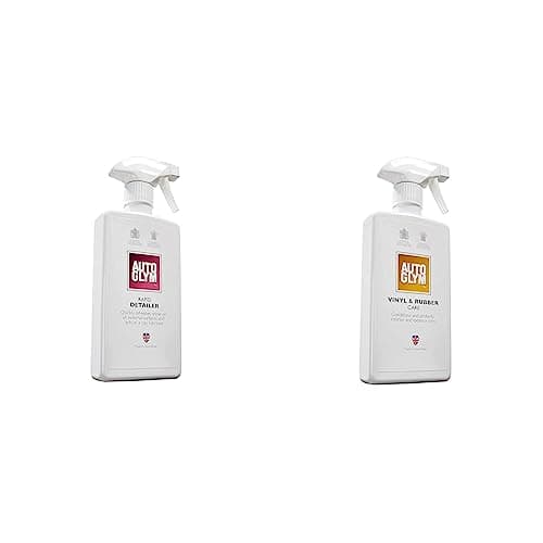 Image of Autoglym Rapid Detailer, 500ml - Car Cleaning Spray Restores and Protects Exterior Bodywork, Paintwork, and Surfaces & Vinyl And Rubber Care, 500ml - Fresh Lemon Scented Interior Car Cleaner Spray