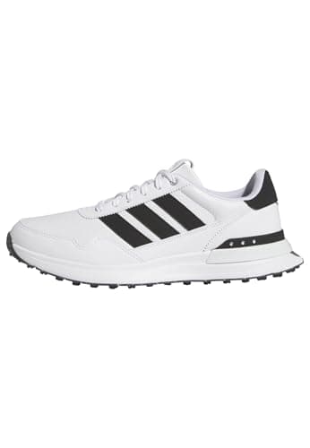 Image of adidas Men's S2G 26 Leather Spikeless Golf Shoe, FTWR White/core Black/FTWR White, 10 UK