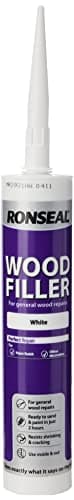 Image of Ronseal MPWFW310 310ml Multi-Purpose Wood Filler Cartridge - White
