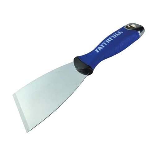 Image of Faithfull FAISGSK100ME Soft-Grip Stripping Knife 100 mm