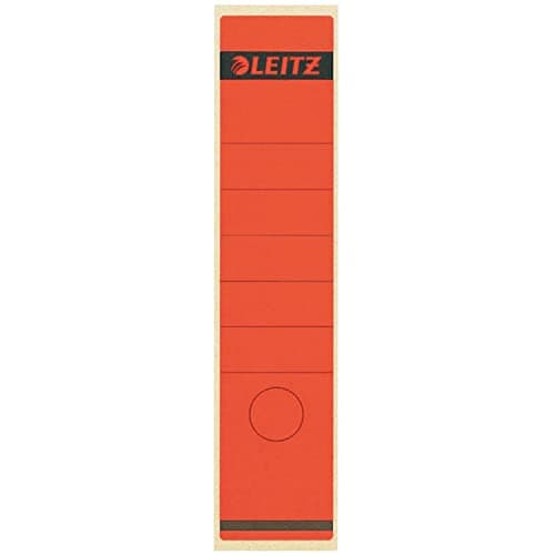 Image of Leitz 16400025 self-adhesive label - self-adhesive labels (Red, Rectangle, Ring binder, Paper)