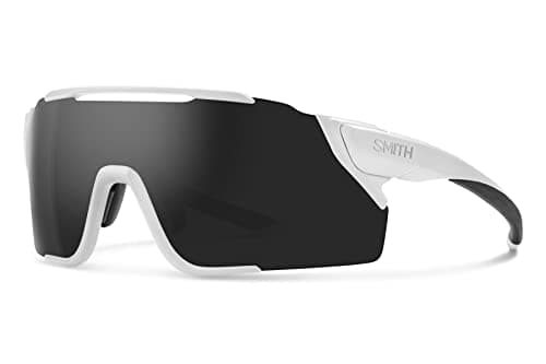 Image of Smith ATTACK MAG MTB Matte White/Chromapop Black Clear Lens 99/1/120 unisex Sunglasses