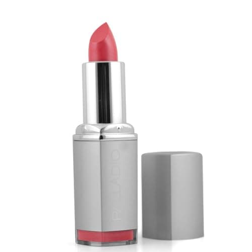 Image of Palladio Herbal Lipstick, Rich Pigmented and Creamy, Infused with Aloe Vera, Chamomile & Ginseng, Prevents Lips from Drying, Combats Fine Lines, Long Lasting Lipstick, Silver Rose