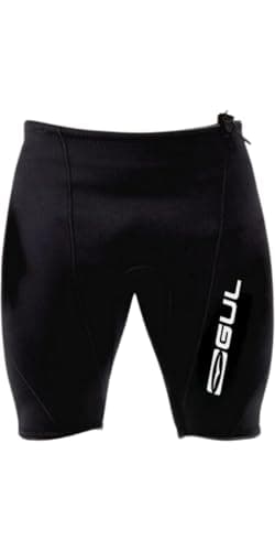 Image of Gul Mens Response 2mm Flatlock Wetsuit Sailing Boating Watersports Shorts - Black - Non-petroleum based neoprene