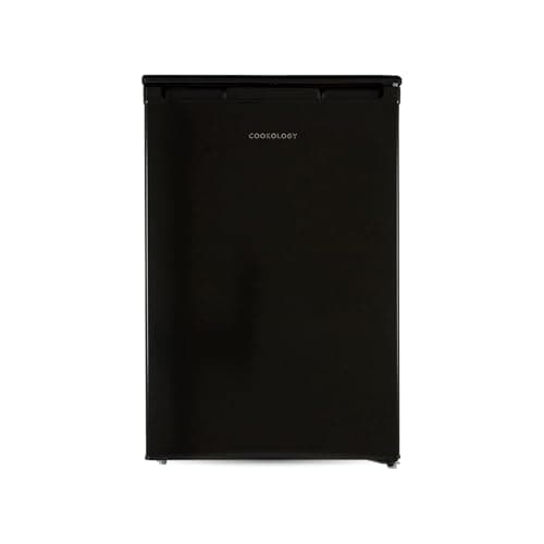 Image of Cookology UCFR130 Undercounter Freestanding Fridge 130 Litre Capacity, Features an Adjustable Temperature Control and Legs and Reversible Door - In Black