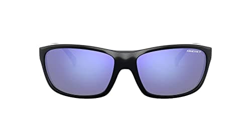 Image of Arnette Men's 0AN4263 Sunglasses, Negro/Polarized Gris Oscuro Espejo Agua, 63