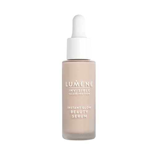 Image of LUMENE Invisible Illumination Instant Glow Beauty Serum | Light Shade | Face Makeup & Brightening Serum | Lightweight, Buildable Coverage | Vegan | 30 ml