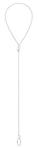 Image of Calvin Klein Women's PLAYFUL ORGANIC SHAPES Collection Pendant Necklace in Stainless Steel - 35000356