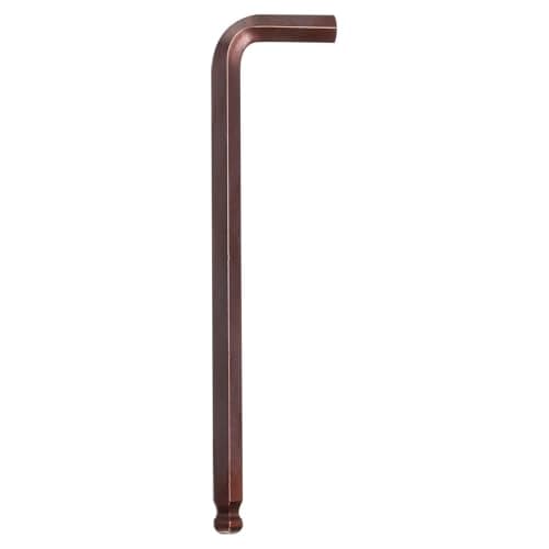 Image of sourcing map Ball End Hex Key Wrench 1/2" SAE S2 Steel Long Arm L-Shape Hexagon Wrenches Repairing Tool for Home Bike Motorcycle Repair, Red Brown