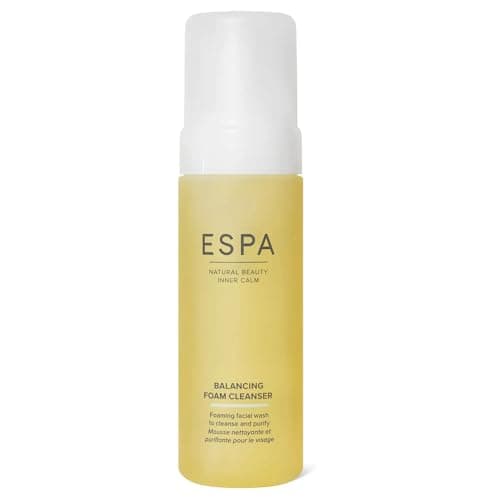 Image of ESPA Balancing Foam Cleanser 150ml | Foaming Face Wash to Deeply Cleanse | Removes Make-up & Impurities | Coconut, Organic Mandarin & Olive Oil | 100% Natural Fragrance | for Oily & Combination Skin